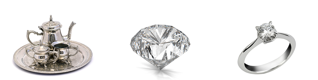 Cash for tea sets, diamonds, and platnum at Alliance Gold and Silver Exchange in Fort Worth, Texas